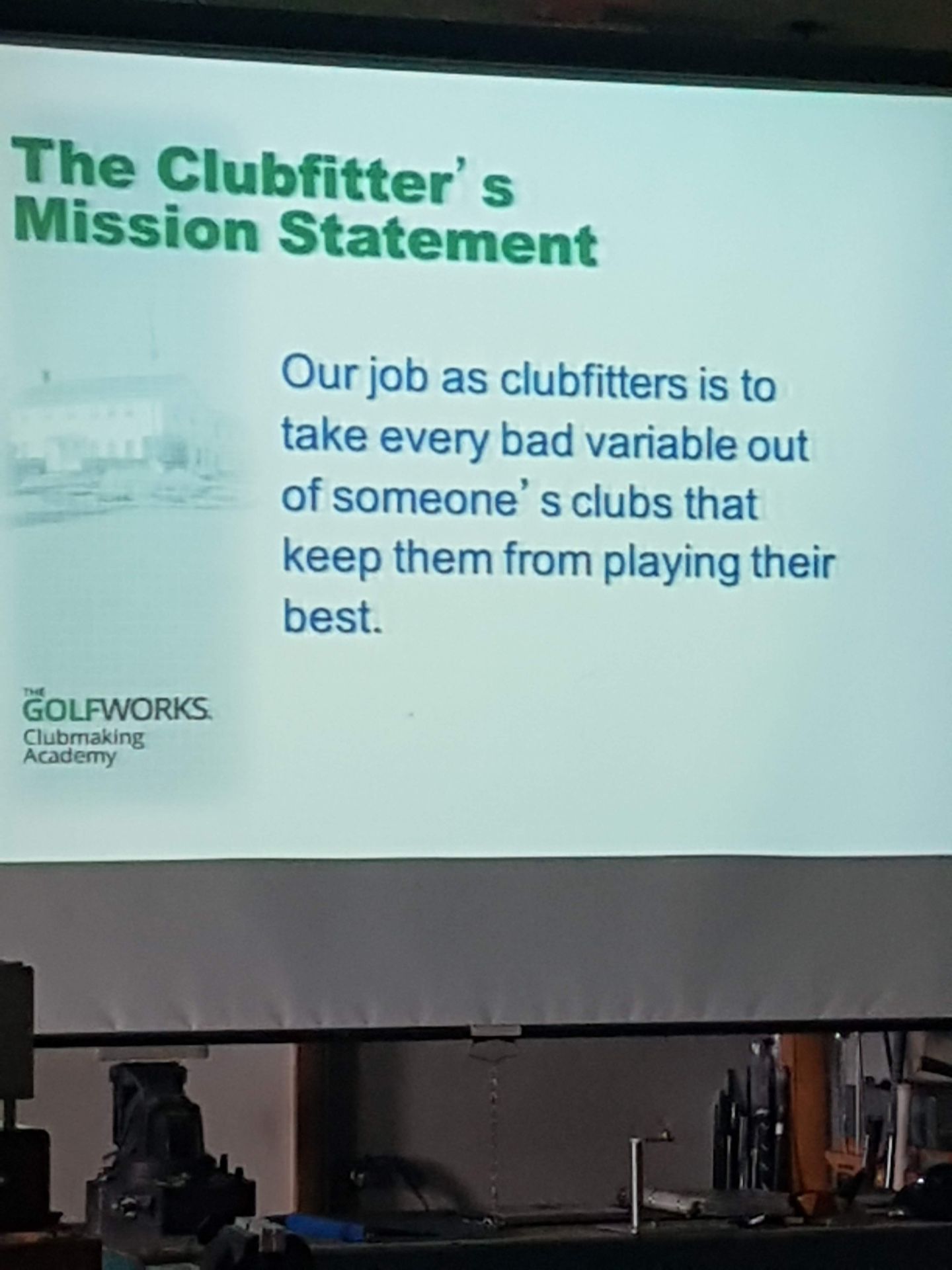 GolfWorks Clubmaking Academy